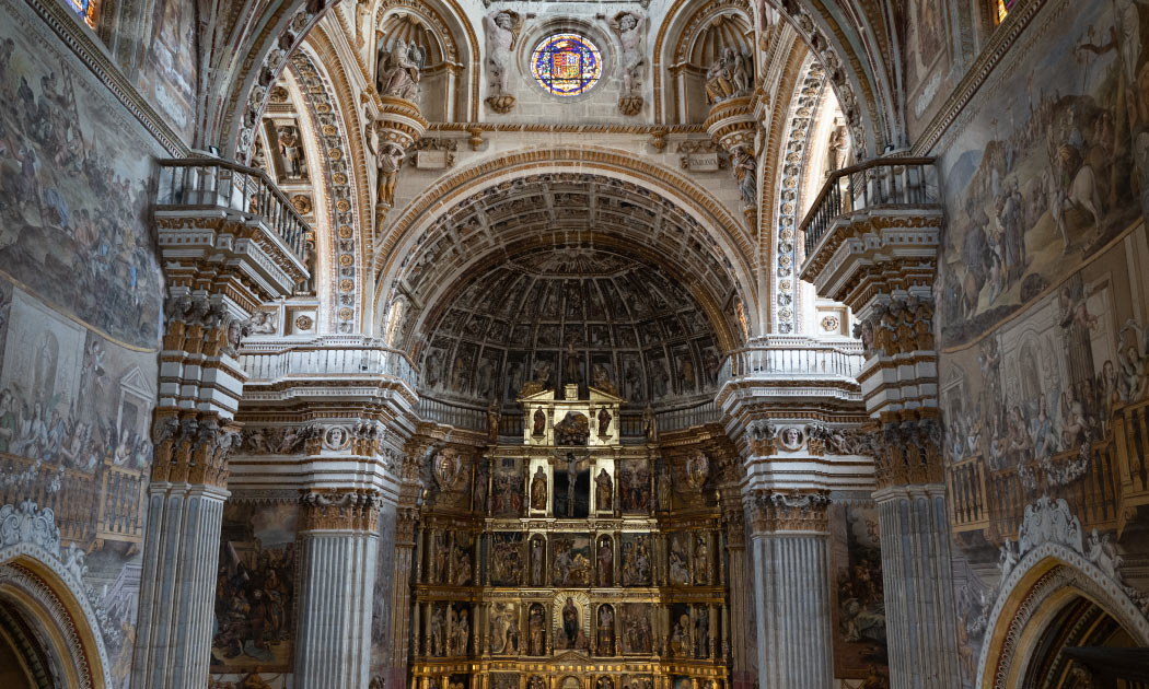 The decoration of the Monastery of San Jeronimo