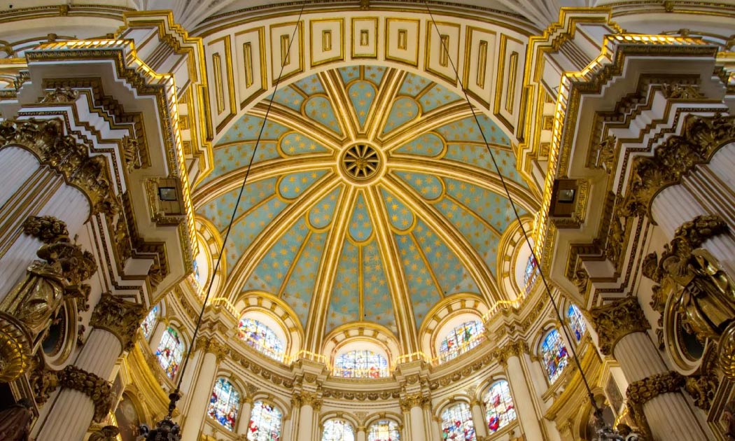 The vaults of the Granada Cathedral