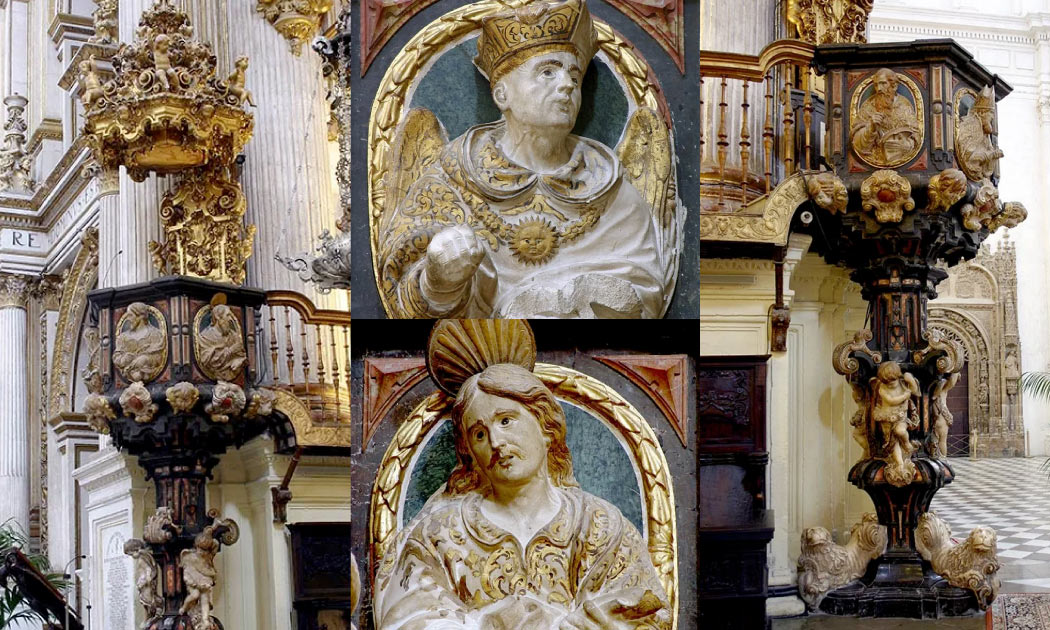 The pulpits of Granada Cathedral