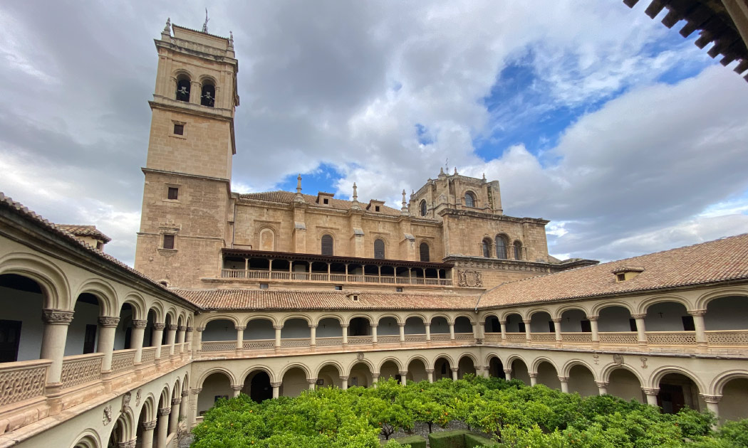 The architecture of the Monastery of San Jeronimo